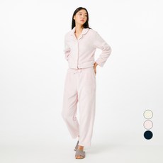 JAJU(자주) 여성용 극세사 10부 파자마 팬츠