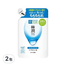 HADALABO 肌研 極潤保濕化妝水 清爽型 補充包 170ml, 2包