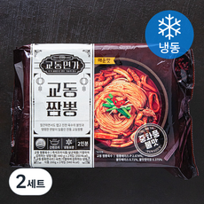 교동면가 교동짬뽕 육수 440g x 2개입 + 면사리 200g x 2개입 세트 (냉동), 2세트