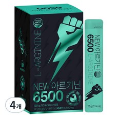 라이프힐 국내산 고함량 NEW 아르기닌 6500, 4개, 300g