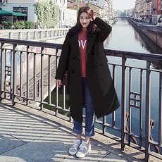 루나걸 여성용 나르샹 모직 패딩 코트