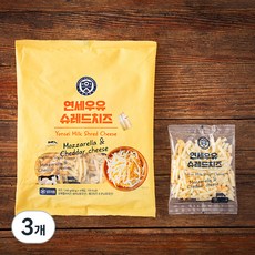 연세우유 슈레드치즈, 240g, 3개