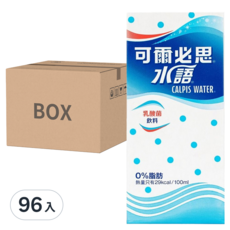 朝日可爾必思水語乳酸菌飲料, 90年乳酸菌歷史, 低熱量零脂肪, 清爽酸甜, 口感獨特, 24入, 330ml, 96入