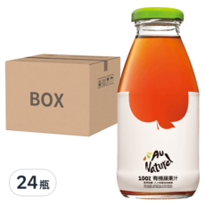 Au Naturel 奧納芮 有機蘋果汁，24瓶，無添加糖、人工色素、防腐劑, 295ml