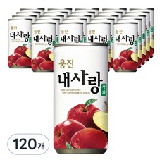 자연은 내사랑 사과 과일주스 180ml, 120개