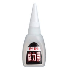 shop4fum 奈米高科技超強黏性威力膠，強力黏接40秒快乾多用途膠, 1瓶