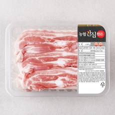 농협안심한돈 삼겹살 구이용 (냉장), 1000g, 1개