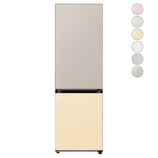 [색상선택형] 삼성전자 비스포크 냉장고 방문설치, 새틴 베이지 + 글램 바닐라,