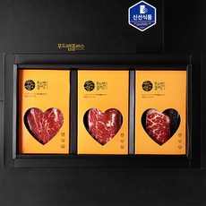 푸드랩플러스 미국산 소고기 트리플 콤보 세트 750g (냉장), 1세트