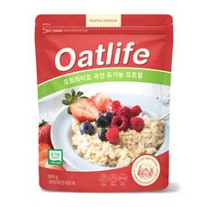 오트라이프 국산 유기농 오트밀, 600g, 1개 600g, 1개
