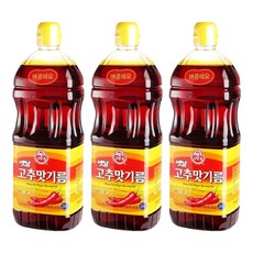 OTTOGI 不倒翁 傳統辣椒油, 1.5L, 3瓶