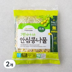 풀무원 소가 3번 씻어나온 안심콩나물, 2개, 220g - 킁