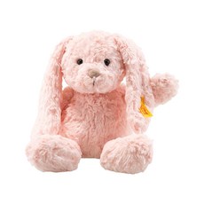 Steiff 金耳釦泰迪熊 Tilda Rabbit 黃標玩偶，柔軟舒適，粉嫩可愛，陪伴孩子快樂成長, 1隻