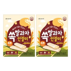 아이배냇 유아용 쏙쌀과자 40g, 인절미맛, 2개 2개, 인절미맛