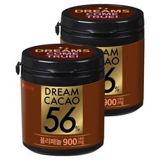롯데웰푸드 드림카카오56% 초콜릿, 86g, 2개