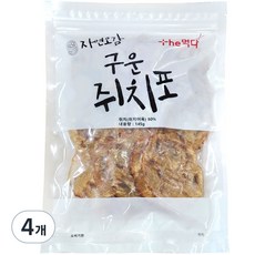  더먹다 자연오감 구운쥐치포 15마리, 145g, 4개 