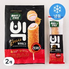 신세계푸드 올바르고 반듯한 빅 킬바사 찰핫도그 (냉동), 440g, 2개