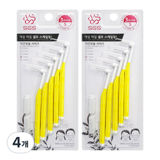 SGS 어금니용 치간칫솔 1.1mm, 5개입, 4개