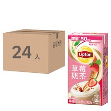 Lipton 立頓 草莓奶茶, 300ml, 24入