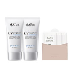 달바 워터풀 에센스 선크림 SPF50+PA++++ 50ml 2개 + 약산성 젤 클렌저 15ml, 1세트