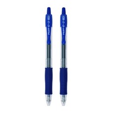 PILOT 百樂 G-2 0.38中性筆, 好握好寫, 久寫不易疲勞, 藍色, 2支