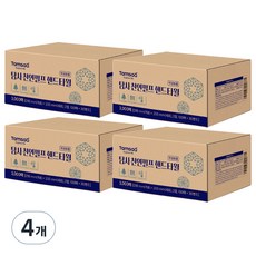 탐사 2겹 천연펄프 핸드타올, 3000매, 4개