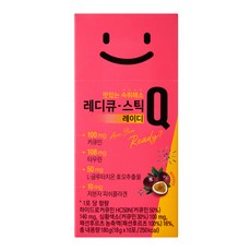 레디큐네고왕 레디큐 스틱 레이디 맛있는 숙취해소 젤리 10p 180g 1개