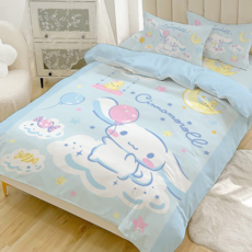 Cinnamoroll 大耳狗喜拿 磨毛卡通 單人床包 含1件枕套