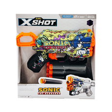 X SHOT 塗裝系列 音速小子 Menace Set 玩具槍, 1個