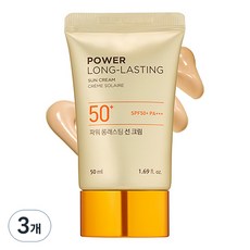 더페이스샵선크림 더페이스샵 파워 롱래스팅 선 크림 SPF50+ PA+++, 50m