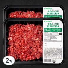 호주산 소고기 앞다리살 다짐육 (냉장), 300g, 2개