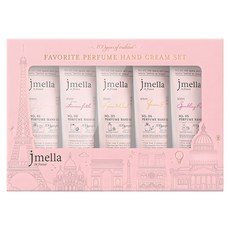 jmella 法式Favorite香水護手霜5款禮盒組, 1組