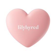 lilybyred 甜美心型腮紅，打造自然紅潤妝容，精緻包裝方便攜帶，質地柔滑易上色, 02 清純粉, 1個