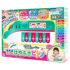 MARUKA 隼號新幹線鋼琴，9種音效，2種旋律，3歲以上適用, 1盒