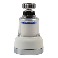 WE CHAMP 2段式水龍頭萬向增壓濾 節水器, ABS+不銹鋼+PP材質, 尺寸: 12*7*18CM, WTB-891