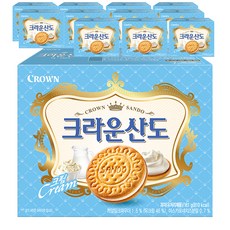 크라운산도 크라운 산도 크림 161g 12개입