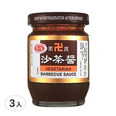 愛之味 素食沙茶醬, 120g, 3罐