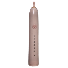 FJ 智能聲波多工USB電動牙刷, 六種清潔模式, IPX7防水, 快充4小時續航60天, P2, 粉紅色, 1組