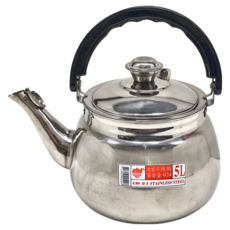 賓士304不銹鋼笛音壺 5L #304 18-8不銹鋼, 單一顏色, 1個