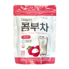 Danongwon 乳酸菌康普茶 荔枝, 健康無糖 零卡路里 氣泡感, 20條, 20包