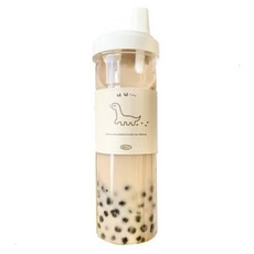 時尚吸管杯, 經典恐龍, 850ml, 1個