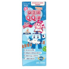 YOrSUn 悠森兒 益生菌QQ凍，無糖，乳酸口味，含DHA，12種綜合維生素，幫助維持消化道機能，調整體質, 150g, 1盒