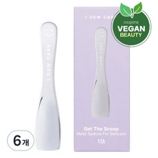 아이듀케어 겟 더 스쿱 스테인리스 스패출러, 6개