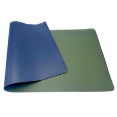 빈앤코 데스크 가죽 양면 장패드 L 80 x 40 cm, 그린 네이비, 1개