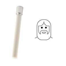 디자인아지트 밀키 롱 스탬프 Large 이모티콘 교회3, 검정, 1개
