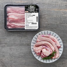 파머스팩 제주 흑돼지 미박칼집삼겹살 구이용 (냉장), 500g, 1팩