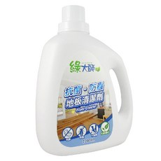 Green Master 綠大師 抗菌防蟲地板清潔劑, 尤加利&香茅精油, 各類地板適用, 2L, 1瓶