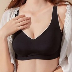 舒芙蕾 軟Q 無鋼圈內衣 BE2168, XL, 黑