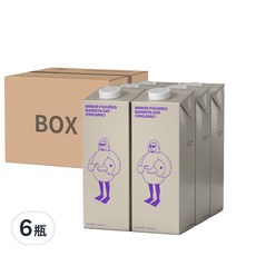 MINOR FIGURES 小人物 濃厚版燕麥奶 咖啡師 1公升 x 6入, 1L, 6瓶
