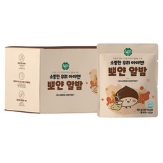 룰루맘 소중한 우리 아이엔 뽀얀알밤, 50g, 10개 밤맛, 10개